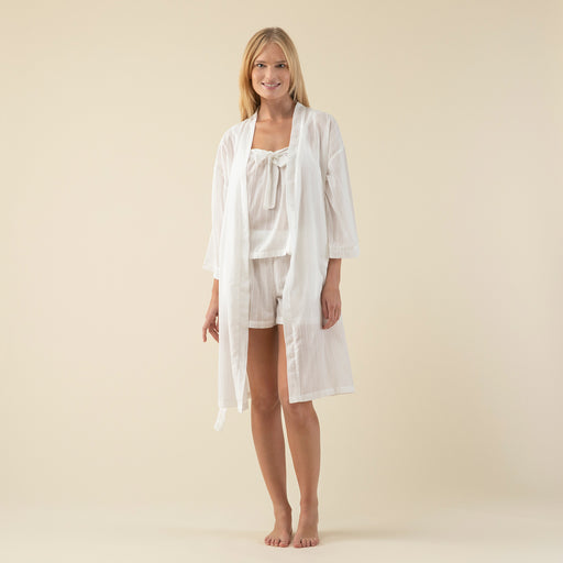 Fougere Morning Gown Ecru