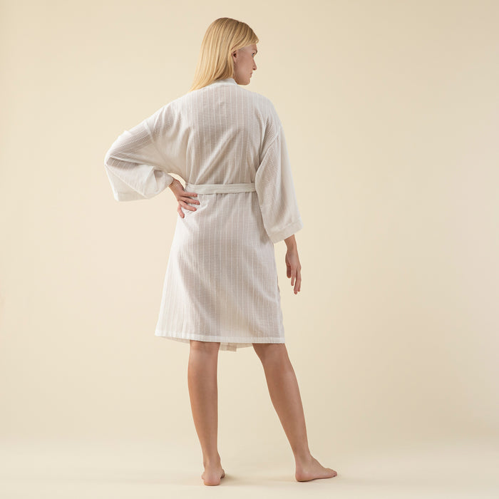 Fougere Morning Gown Ecru