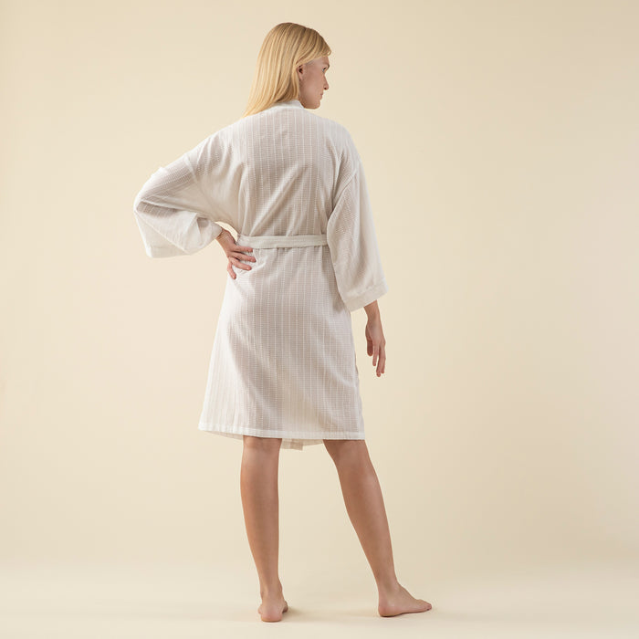 Fougere Morning Gown Ecru