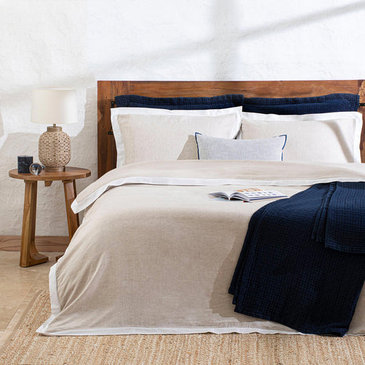 Alesta Duvet Cover Set Double Size 200x220 cm Natural