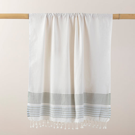 Codruta Peshtemal 90x170 cm EKRU/MINT