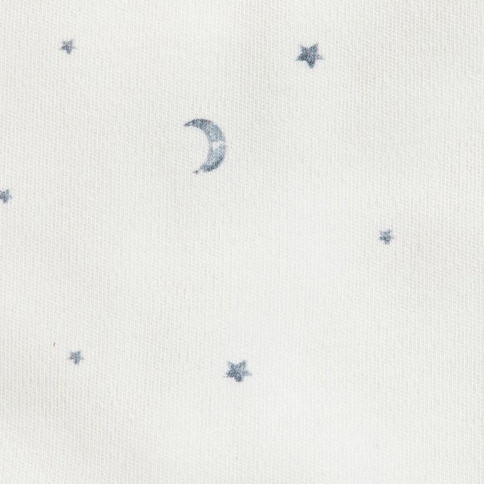 Galactic Newborn Bib Ecru