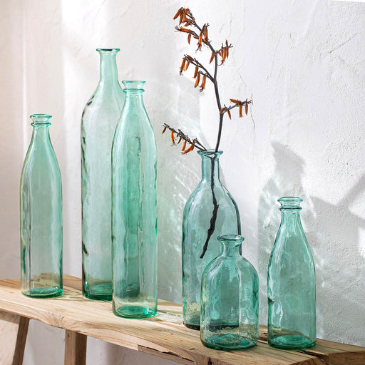 Katania Decorative Bottle L Turquoise