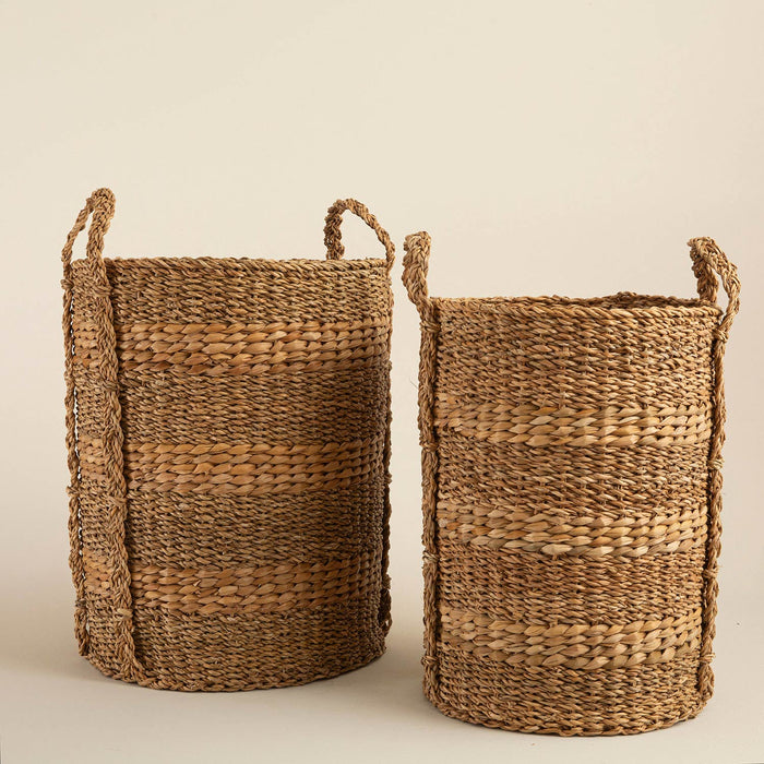 Fabjo Laundry Basket 35 x 50 cm Natural