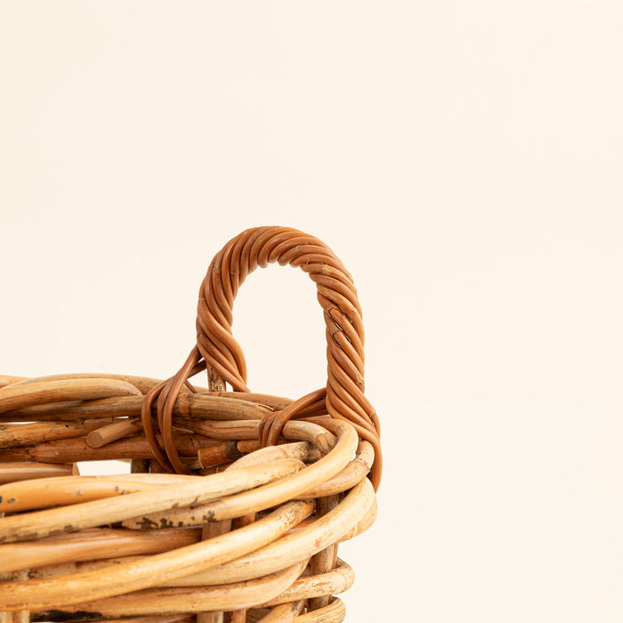 Tropia Rattan Round Basket S Natural