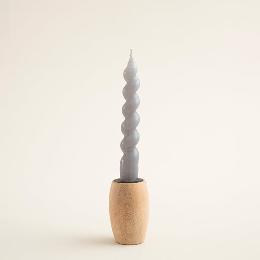 Italian Bract Candle and Candle Holder ACIK GRI