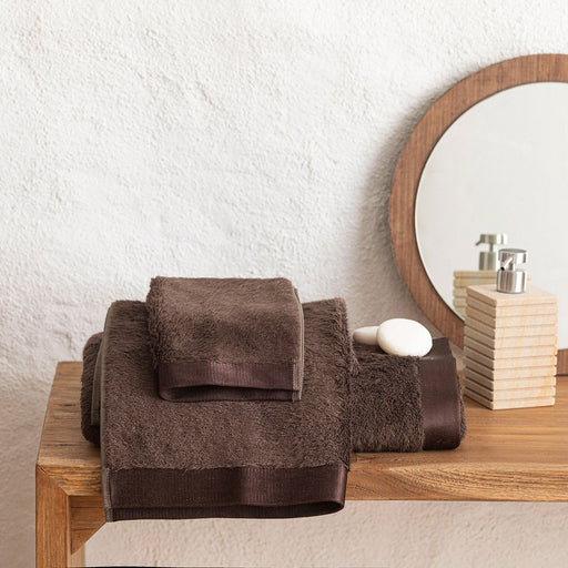 Floss Bath Towel 85x150 cm Dark Brown