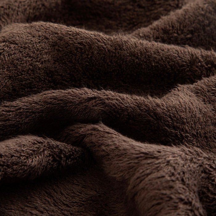 Floss Bath Towel 85x150 cm Dark Brown