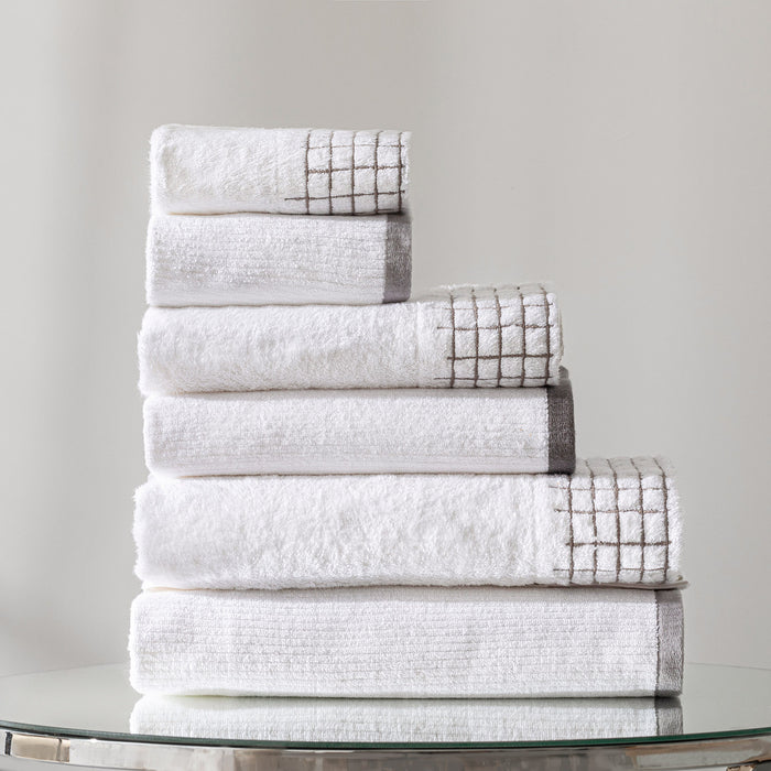 Albero Bath Towel 85X150 cm White