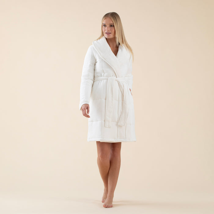 Audel Woman Bathrobe Ecru