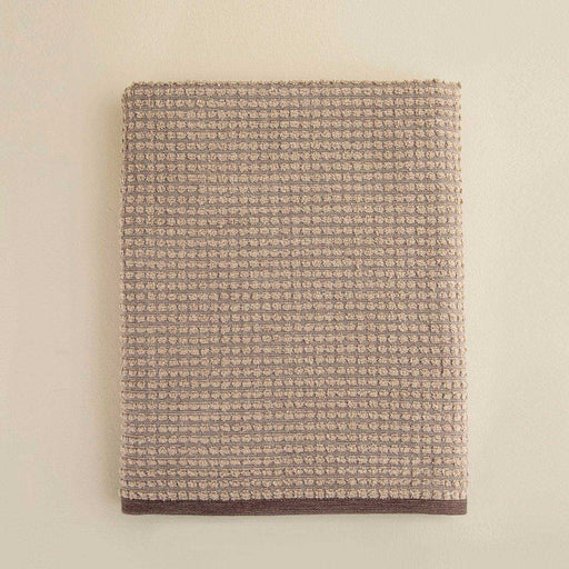 Dannien Bath Towel 85x150 cm Beige/Dark Brown