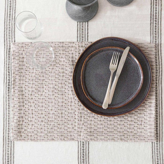Loop Placemat 35x50 cm Grey