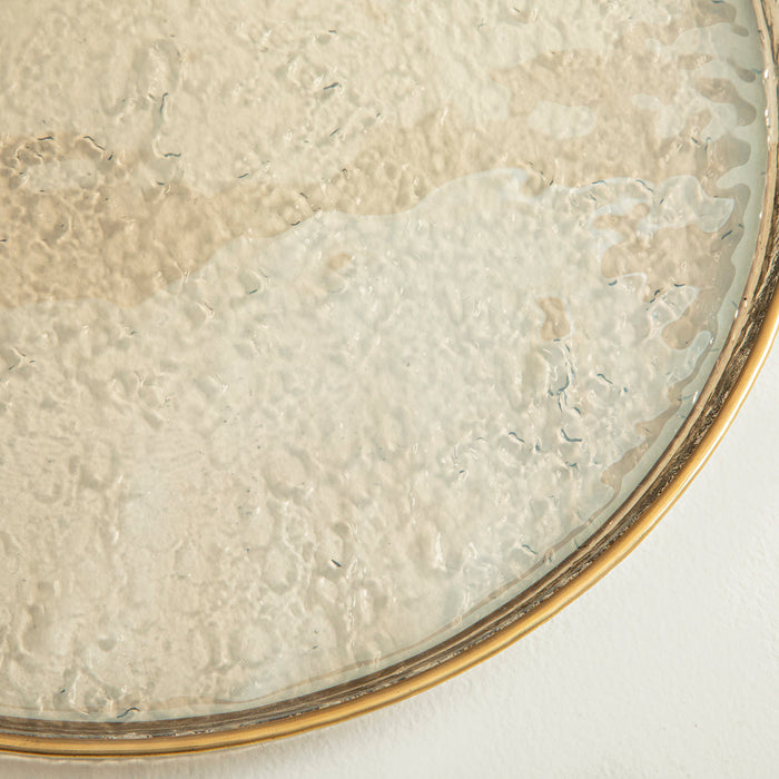 Regua Amber Gold Dinner Plate Gold