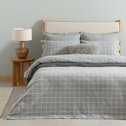 Pedrada Duvet Cover Set Extra King Size 260x220 cm Grey