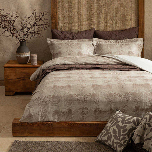 Forrest Duvet Cover Set Extra King Size 260x220 cm Coffee