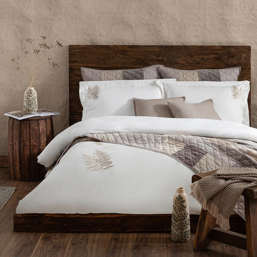 Flavia Duvet Cover Set Extra King Size 260x220 cm Ecru