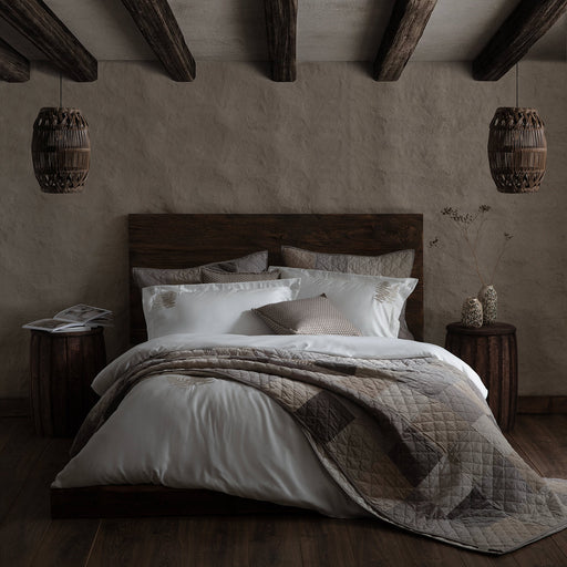 Flavia Duvet Cover Set Extra King Size 260x220 cm Ecru