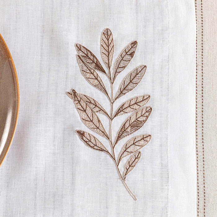 Feuille Place Mat 35x50 cm White