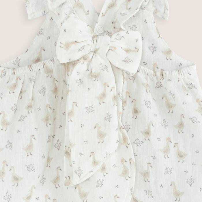 Goose Blouse&Bottom Set Ecru