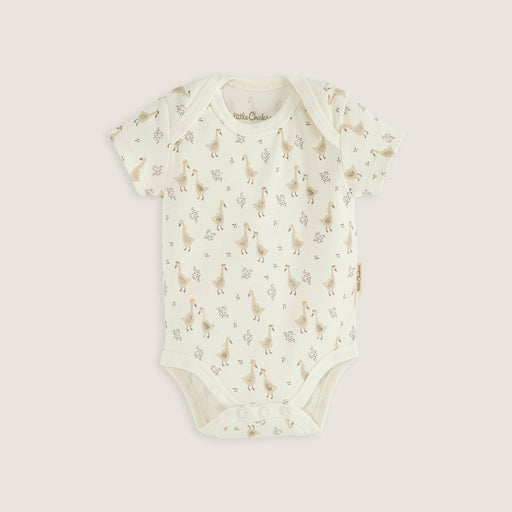 Goose Newborn Printed Body Ecru
