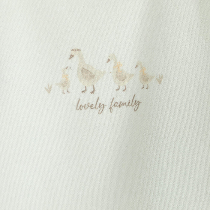 Goose Newborn Ruffled Body Ecru
