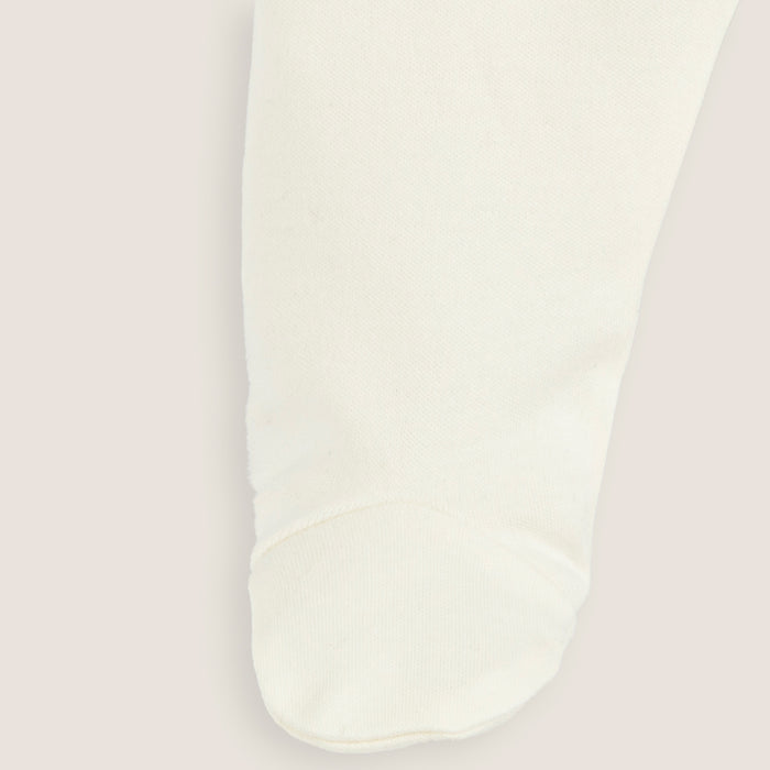 Goose Newborn Footed Pants Ecru