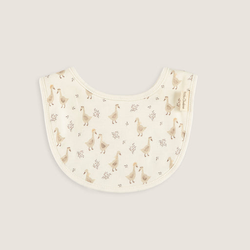 Goose Newborn Bib Ecru