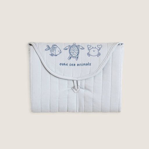 Under The Sea Trip Changiıng Mat Ecru/Grey