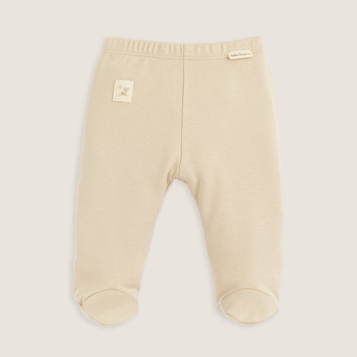 Joyful Newborn Footed Pants Beige