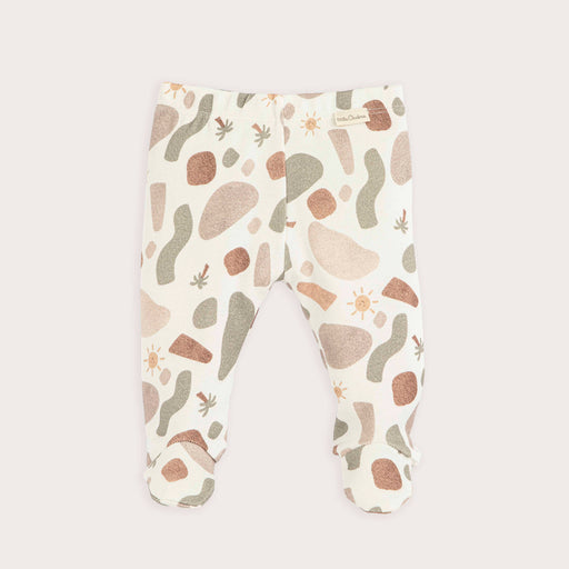 Joyful Newborn Footed Pants Ecru