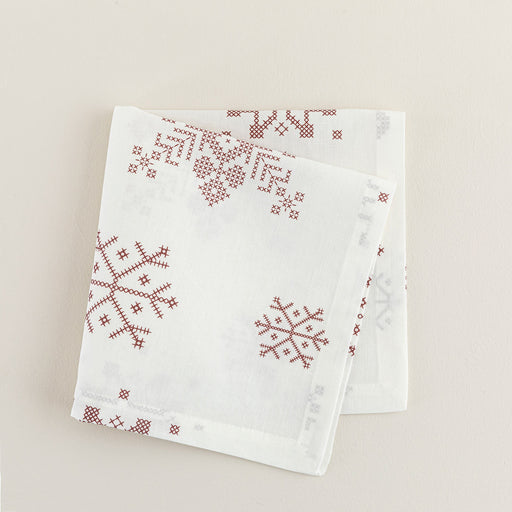 Pera Napkin 45X45 Cm Ecru / Bordeux