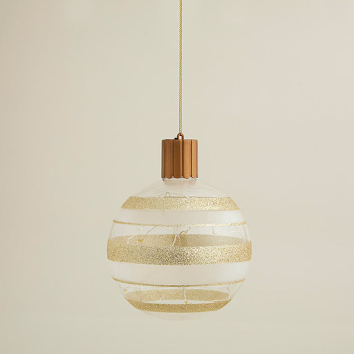 Kago Xmas Ball with Lighting TRANSPARENT/GOLD