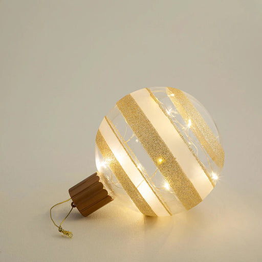 Kago Xmas Ball with Lighting TRANSPARENT/GOLD