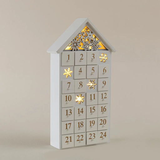 White Gift Tree With Led White