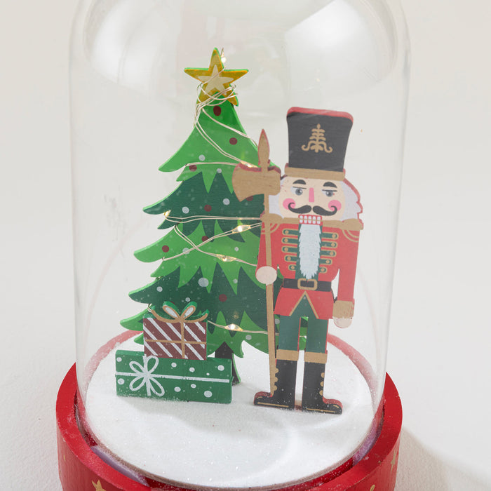 Nuty Christmas Decorative Object With Led Red