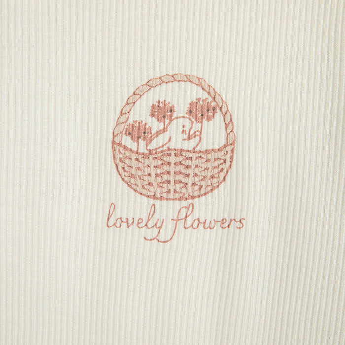 Secret Garden Newborn Short Sleeve Body Ecru