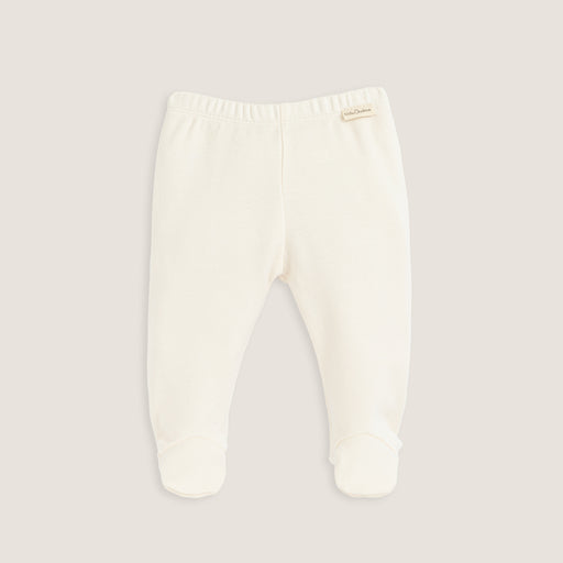 Jungle Newborn Footed Pants Ecru