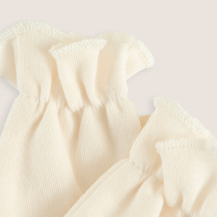 Jungle Newborn Glove Ecru