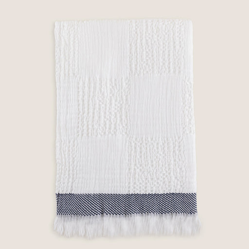 Olıver Throw White-Blue