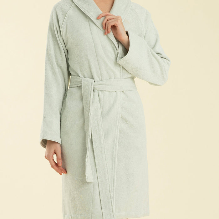 Solid Unisex Bathrobe Ocean