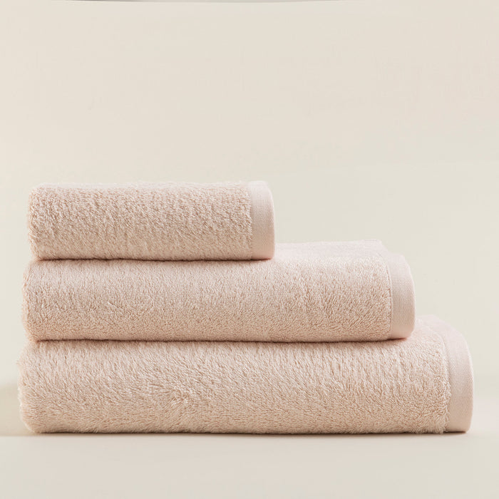 Sollid Bamboo Face Towel 50x90 cm Powder