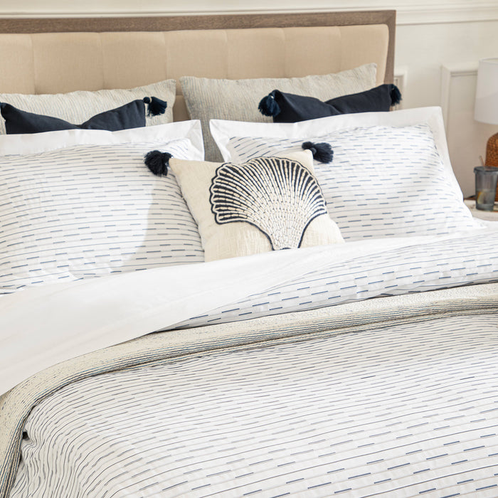 Ascar Duvet Cover Set Dbl White