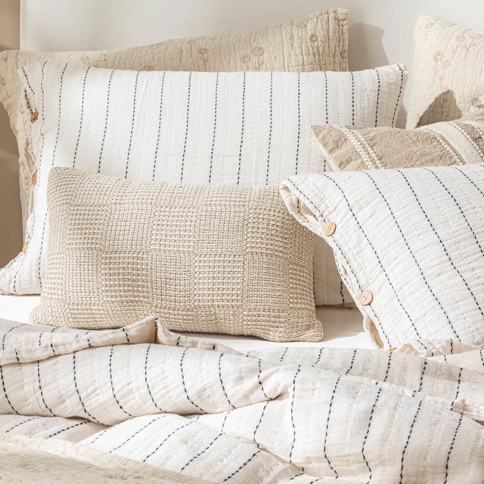 Sunny Duvet Cover Set KING Natural