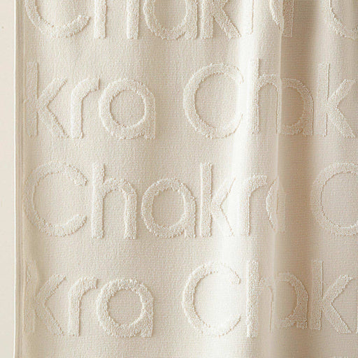 Chakra Logo Beach Towel Ecru