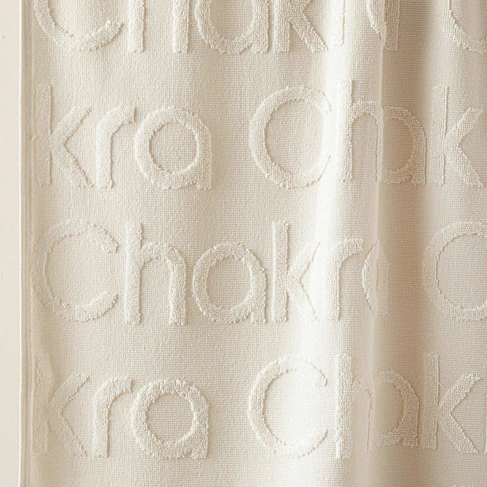 Chakra Logo Beach Towel Ecru