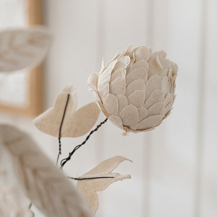 Clara Flower Decor Cream