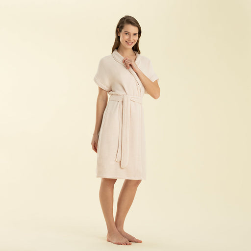 Tıyana Short Bathrobe Powder