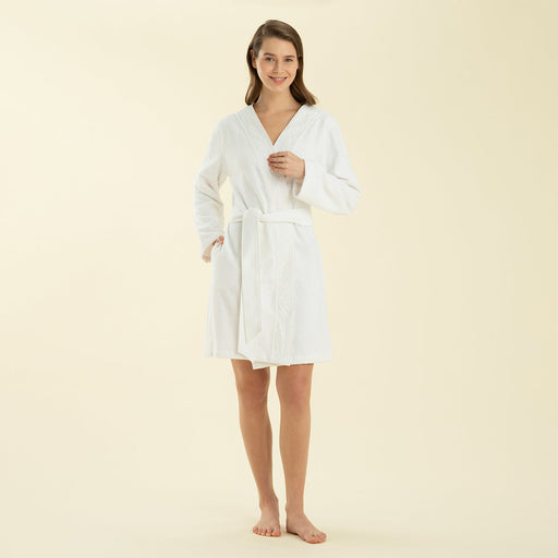 Sophıan Bathrobe White
