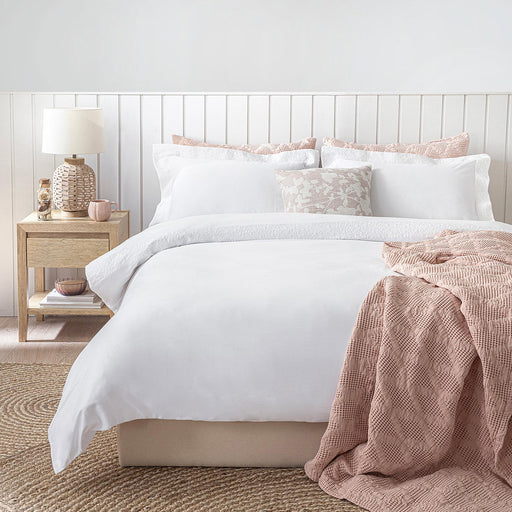 Maralle Duvet Cover Set Double White