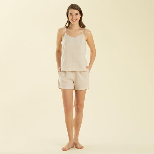 Esquına Short Set Beige